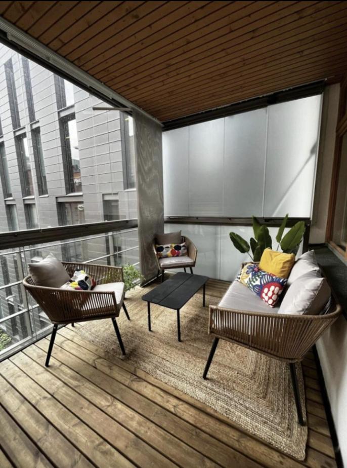 2Ndhomes Stylish 1Br Home With Balcony And Sauna In Kamppi Center ヘルシンキ エクステリア 写真